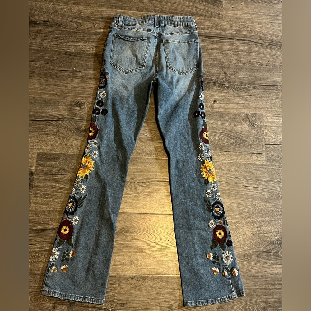 ASHLEY MASON PREMIUM floral pants flare